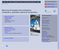 Web con ejerecicios de español como lengua extranjera. Ver-Taal