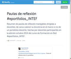 Pautas de reflexión #eportfolios_INTEF