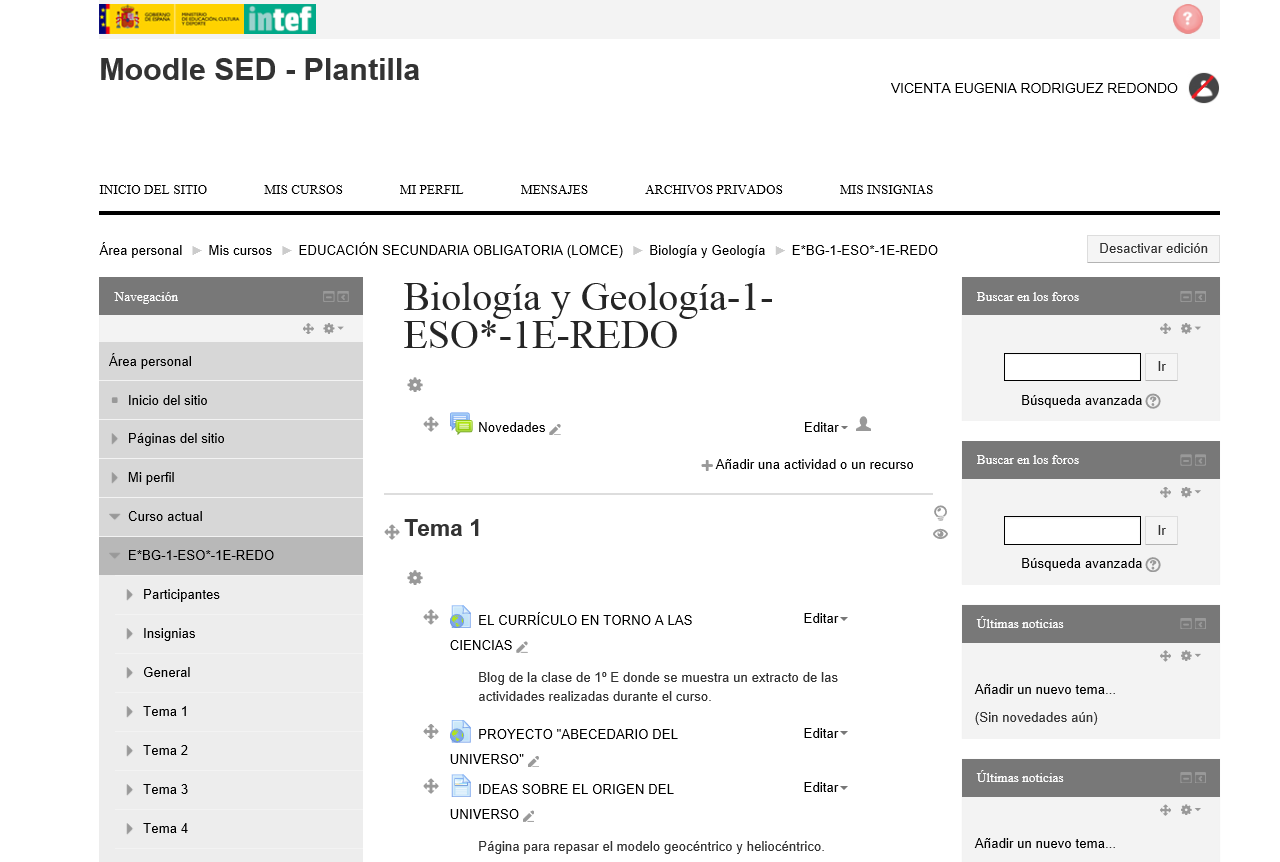 1º ESO - Biología y Geología