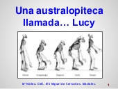 Una australopiteca llamada Lucy