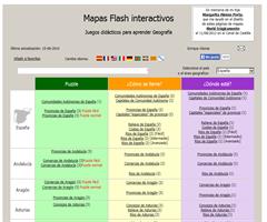 Mapas Flash interactivos. Juegos didácticos para aprender Geografía