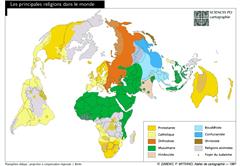 Distribución geográfica de las Religiones