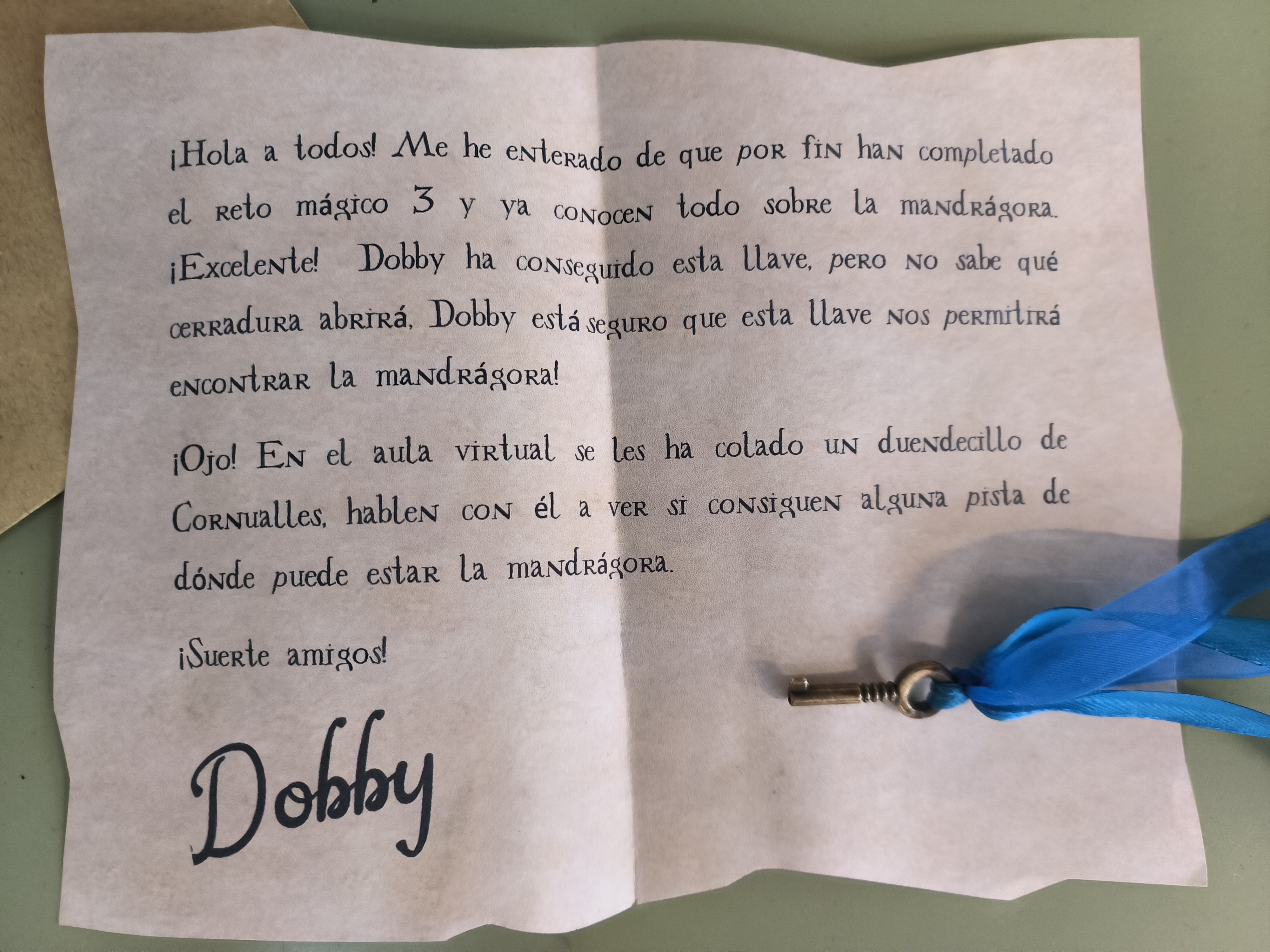 MENSAJE DE DOBBY