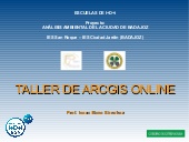 Taller de ArcGIS Online