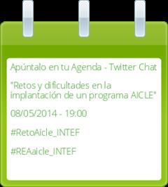 8 de mayo de 2014: Tuit, tuit, tuit ... Tuitea AICLE